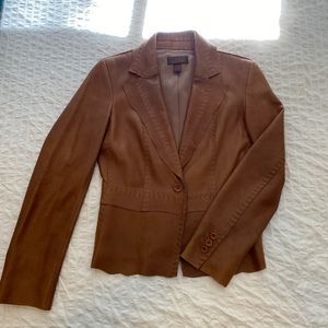 Danier vintage brown leather jacket